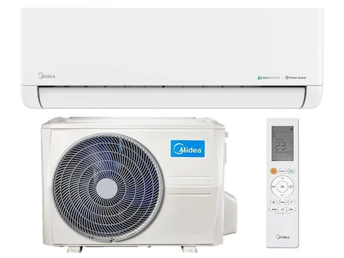 Midea Solstice EZ white indoor and outdoor units