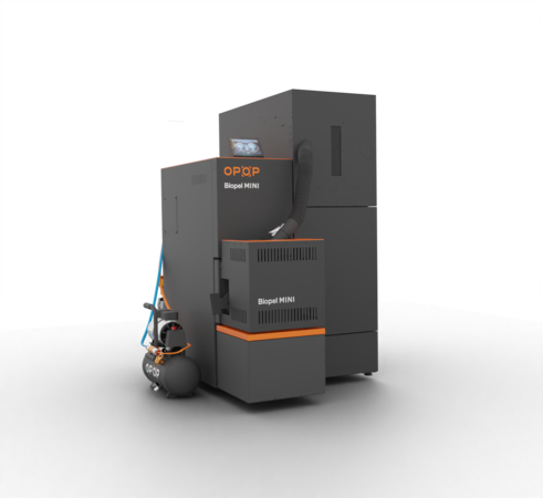 OPOP Biopel Mini automatic pellet boiler